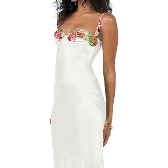 Floral Embroidered Maxi - Picture 2 of 11